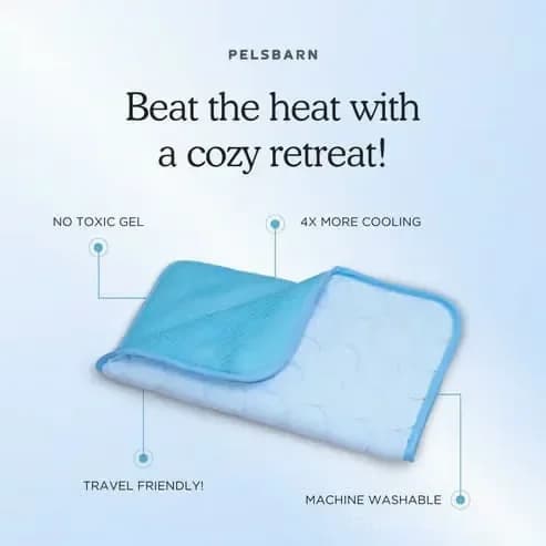 Pet Cooling Mat for Dogs and Cats, Blue XS 40 x 30 cm - View 7