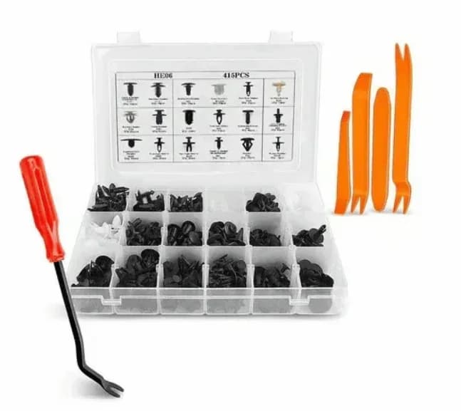 630-Piece Universal Automotive Clip and Fastener Assortment - View 15