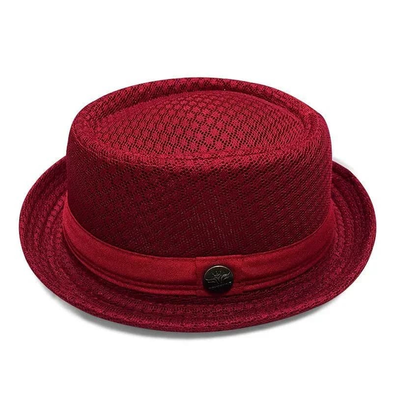 Summer Breathable Mesh Pork Pie Hat - View 18