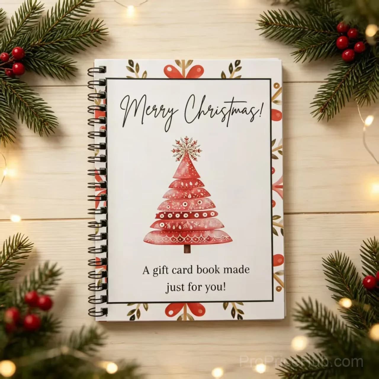Christmas Gift Card Book 🎄 - View 9