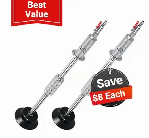 Auto Body Dent Repair Suction Cup Puller Tool, Silver/Black - View 11