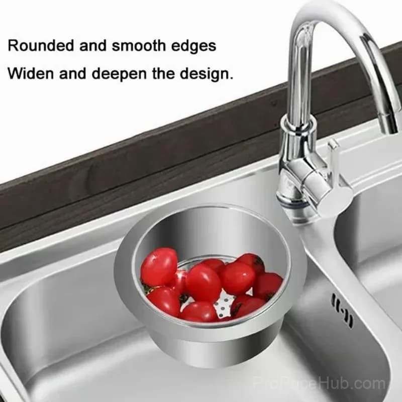 Stainless Steel Swan Sink Strainer Basket, 1 Pack - View 10