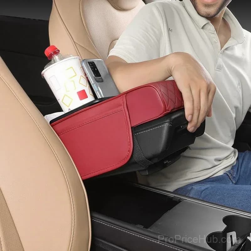 Multifunctional PU Leather Car Armrest Box Mat - View 3
