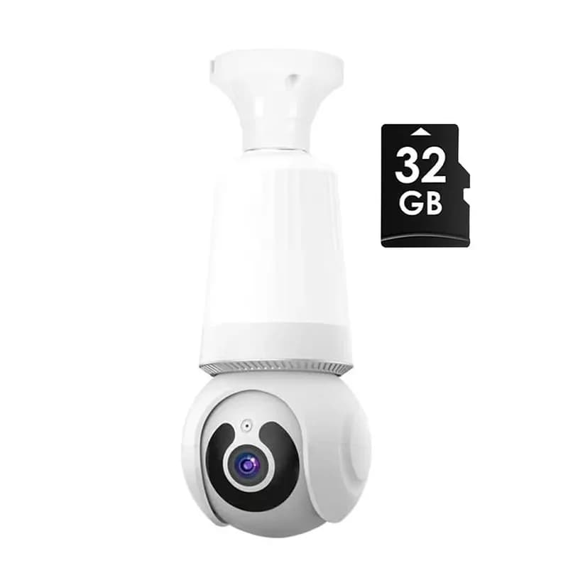 Wireless Smart Bulb Security Camera, Ultra HD, 32GB Card - Main