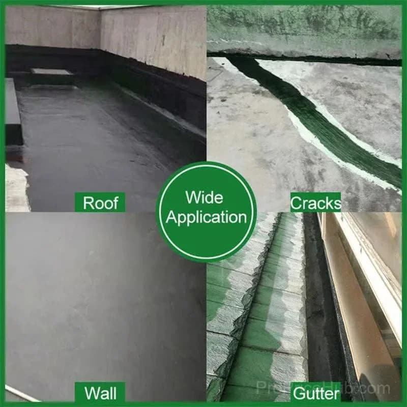 Polyurethane Waterproof Leak Repair Coating, Black, 300g - View 8