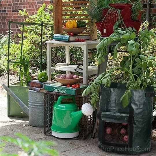 50L Large Capacity Potato Grow Planter Bag - PE Container for Vegetables, Garden Outdoor - View 5