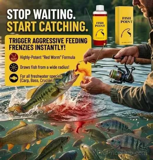 Fast-Acting Red Worm Fish Attractant Liquid - Main