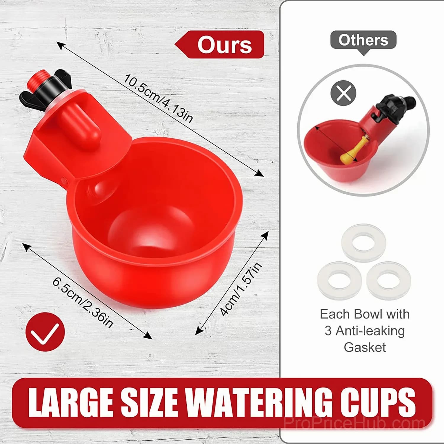 18-Piece Automatic Poultry Drinking Bowl Set - View 6