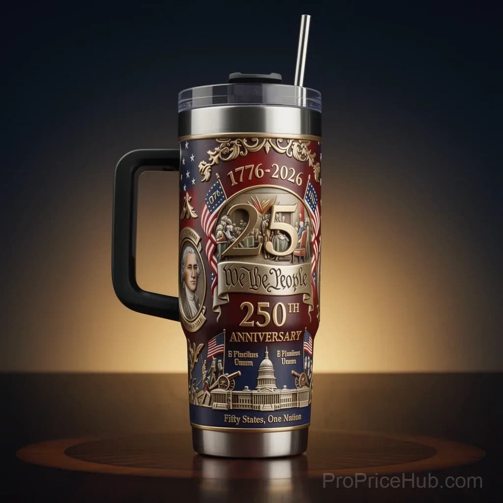 U.S. 250th Anniversary Commemorative Travel Tumbler 1776-2026 - View 6