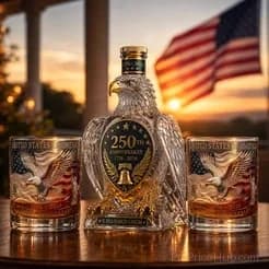 Hawk 250th Anniversary Commemorative Whiskey Bottle - View 2