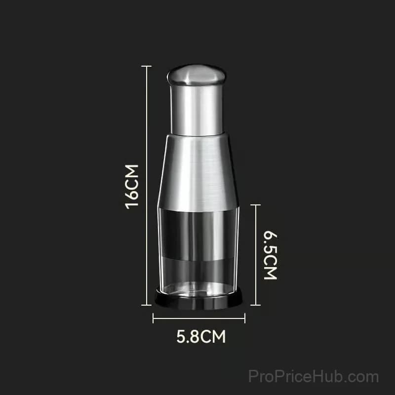 Black Stainless Steel Garlic Grinder Kitchen Tool - Main