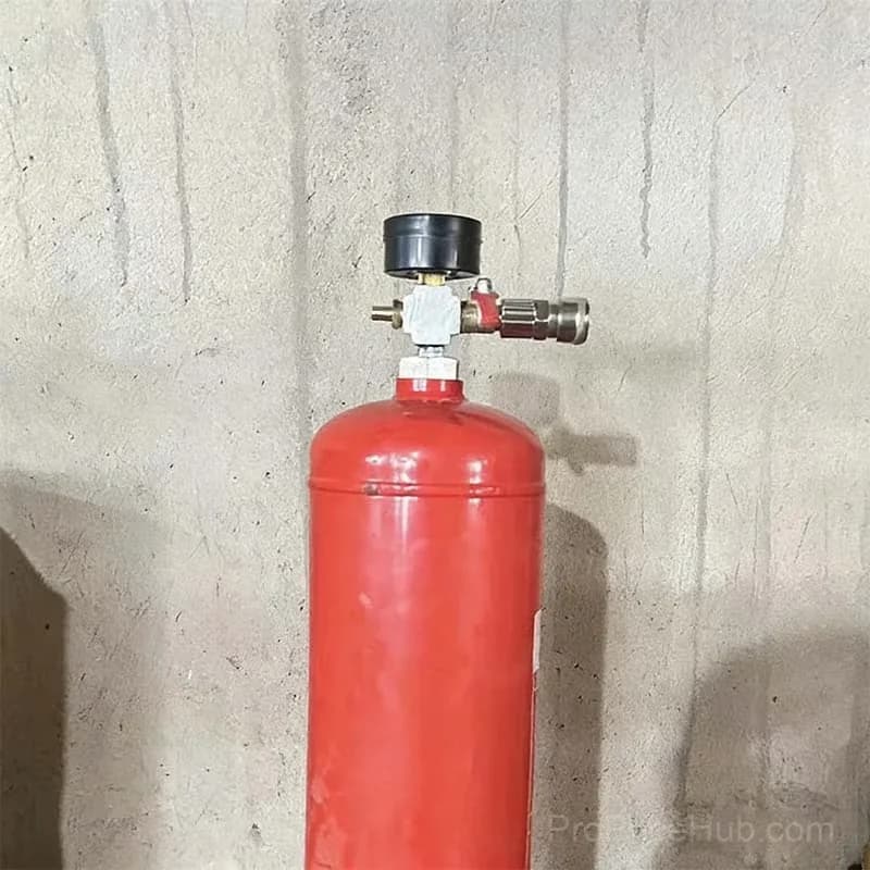 Air Tank Valve Adapter Four-Way Connector with Valve - Alt