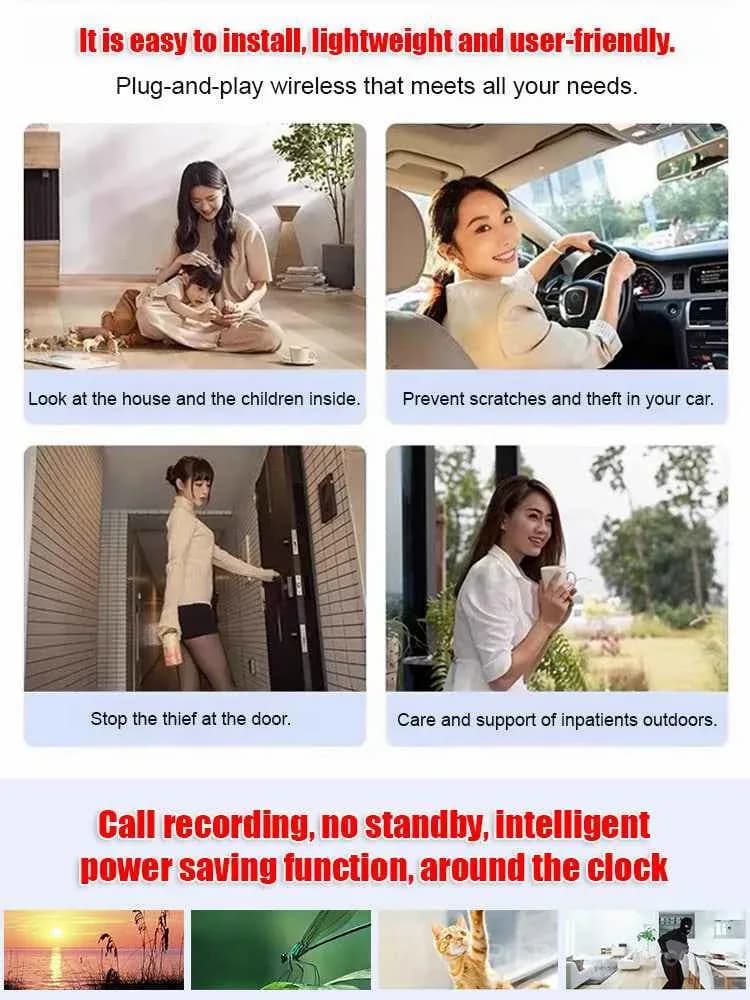 Mini Hidden Camera with Night Vision and HD Real-Time Monitoring - View 6