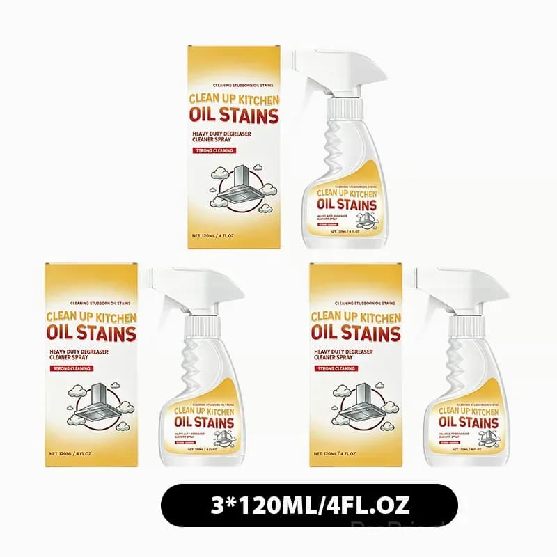 Heavy-Duty Degreasing Spray Cleaner, 120ml Bottle, 1 Pack - Alt
