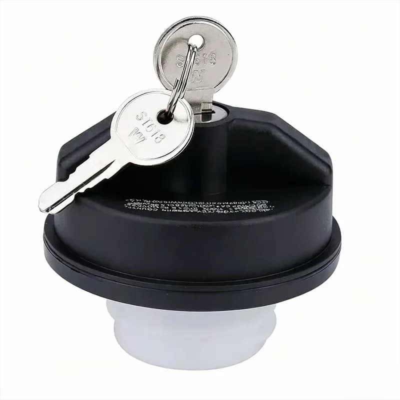 Locking Fuel Cap for 7730047020 with 2 Keys, Black - View 3