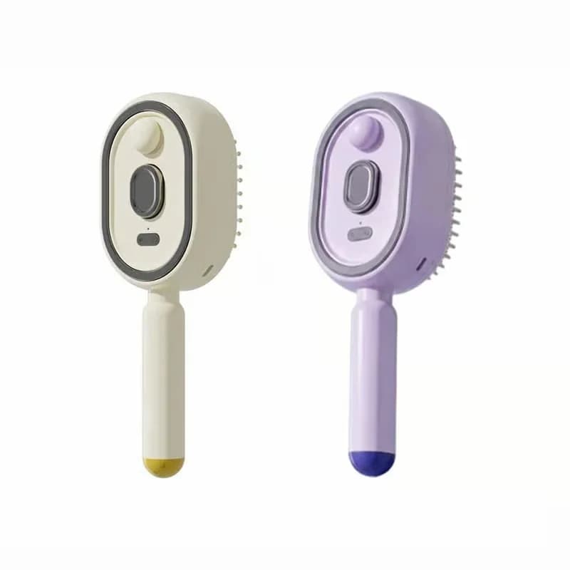 Nano-Mist Electric Scalp Massage Air Cushion Comb, White - View 4
