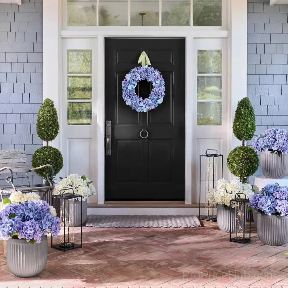 Artificial Outdoor Hydrangea Flowers - UV Resistant, Waterproof, Windproof - View 6