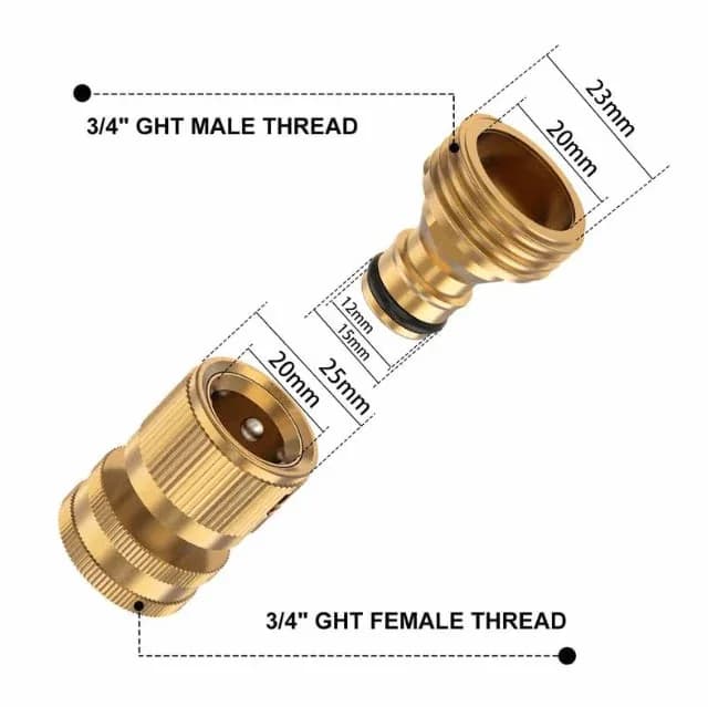 Garden Hose Quick Connector - View 3