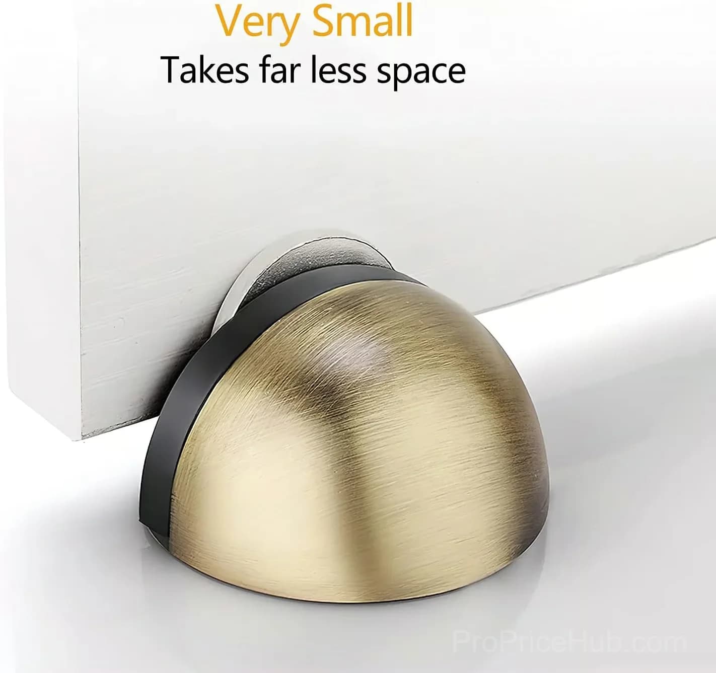 2-Pack Black Hidden Magnetic Door Stopper Holders, Stainless Steel - View 6