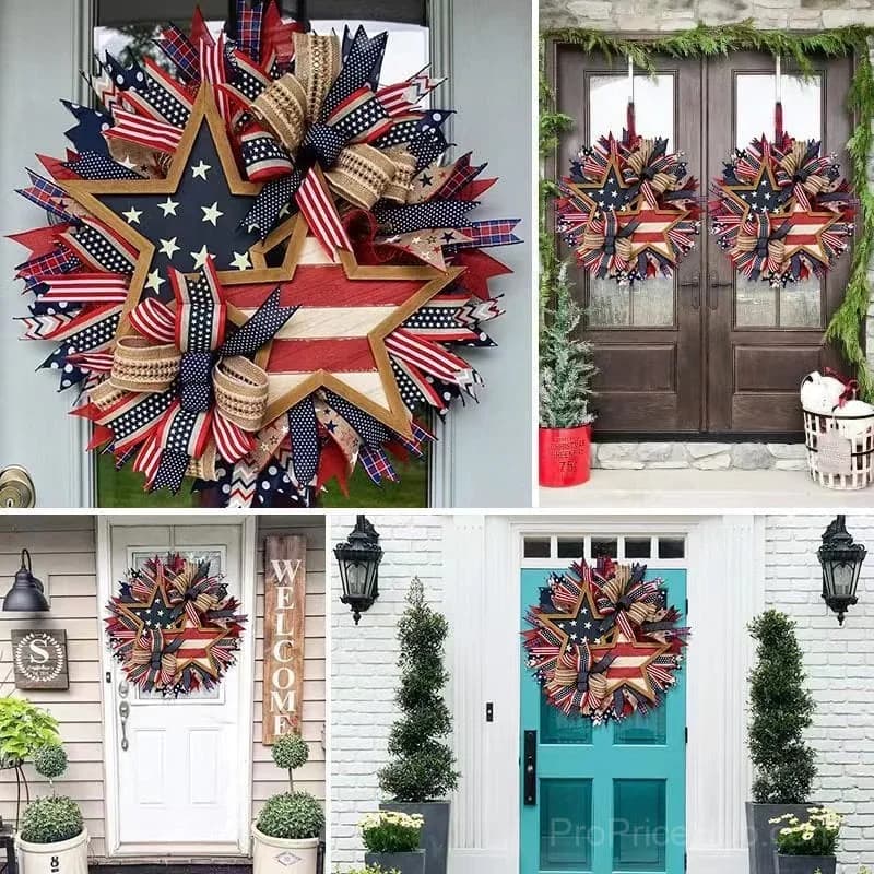 Memorial Wreath for Home Decor - Remember with Pride - Alt