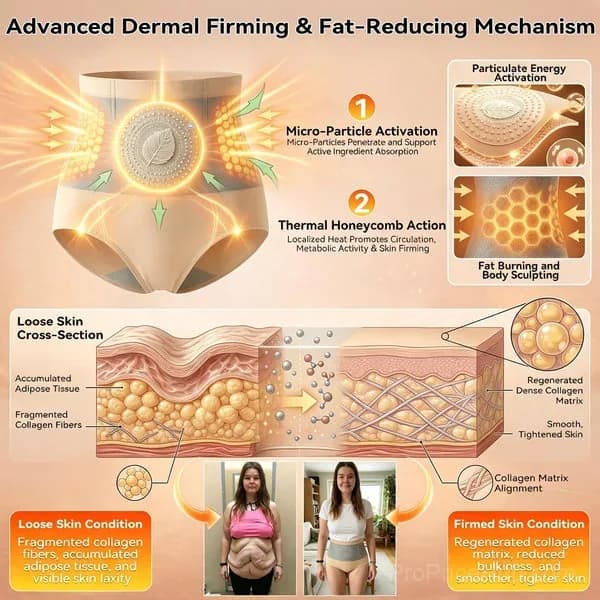 2026 Moringa & Berberine 4-in-1 Micro-Particle Shaping Shorts - Alt