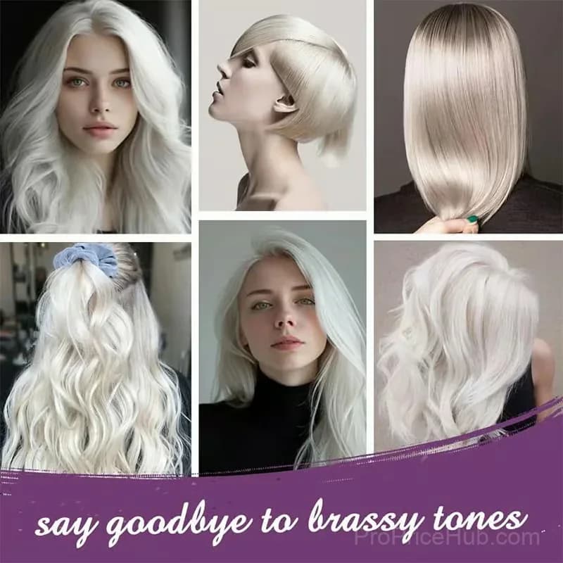 Purple Keratin Hair Mask for Blonde, Silver & Gray Hair, 100g - Alt