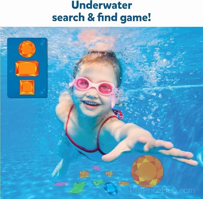 Underwater Adventure Game Includes 64 Colorful Gems - Alt