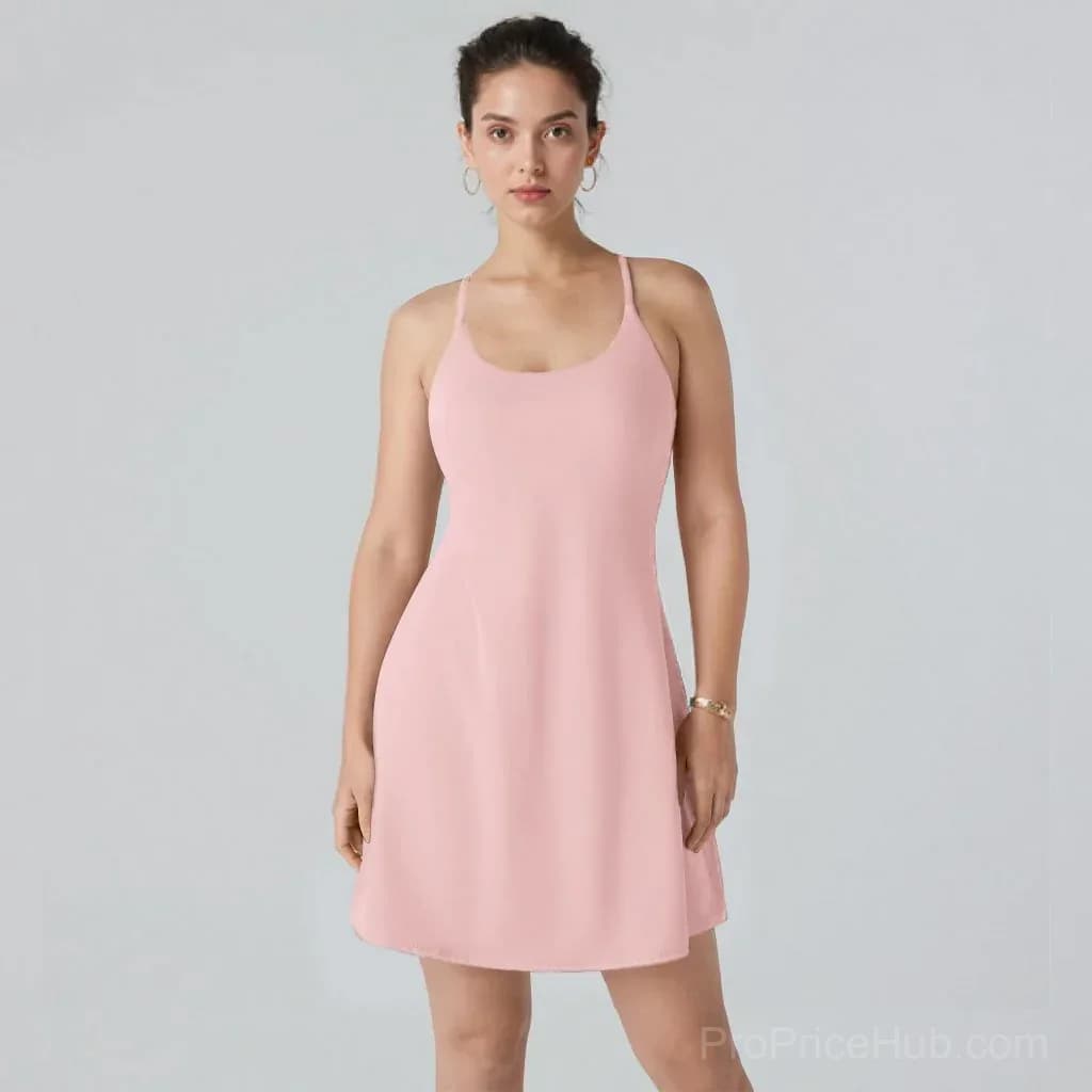 Backless Tummy Control Active Dress - View 28