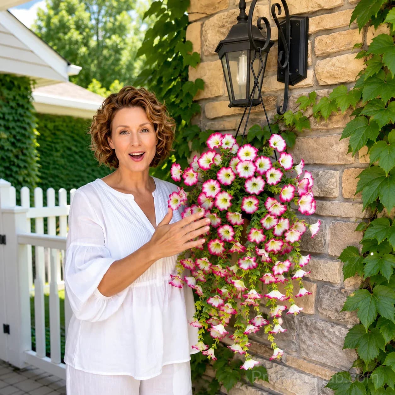 Artificial Faux Flowers for Home Garden Porch Window Box Decor - View 6