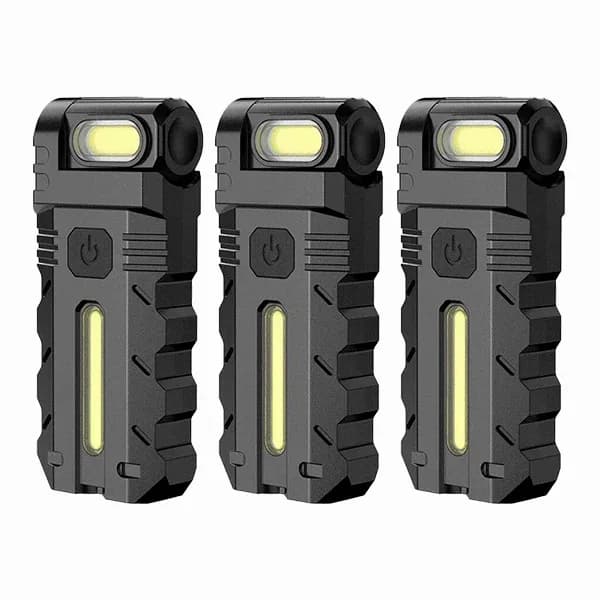 180° Rotating Head LED Work Light – Dual Beam, Magnetic Base, USB-C Rechargeable - View 13