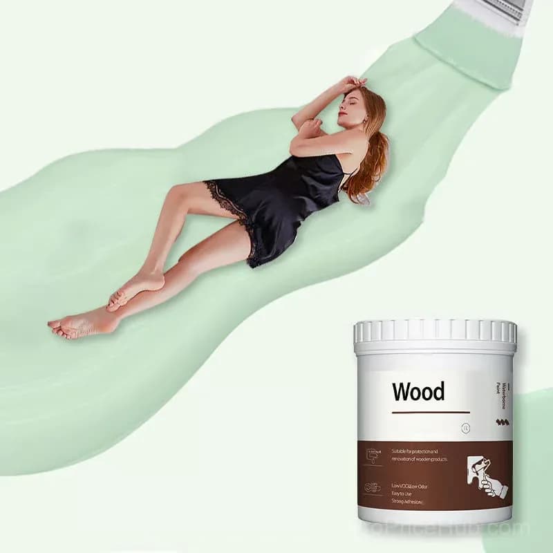 Water-Based Furniture Paint for Restoration, White, 500g - Alt