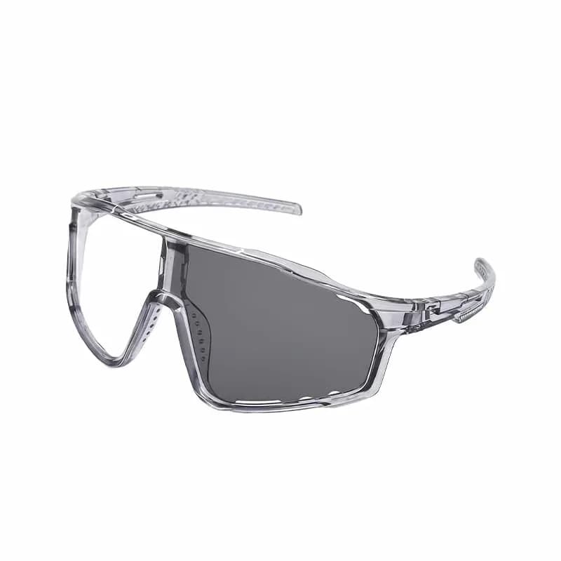 Photochromic UV Protection Sports Sunglasses, Black - Alt