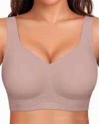 Comfortable Wireless Full Coverage Jelly Smoothing Bra - View 20