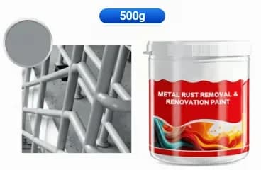 Metal Rust Removal & Renovation Paint, Ocean Blue, 500g - View 10