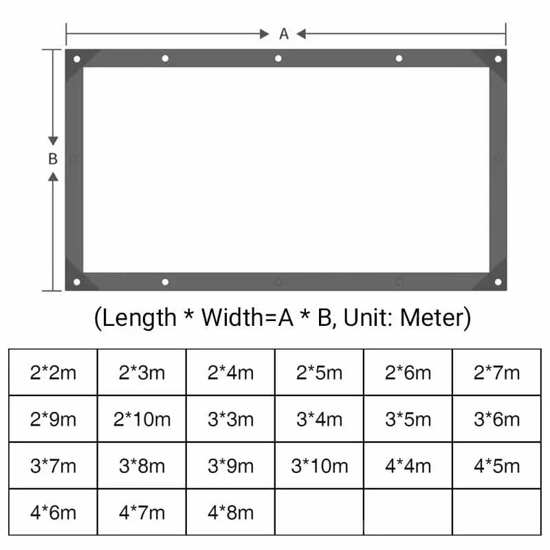 Waterproof UV-Resistant Tarpaulin for Garden, Balcony & Outdoor Use - View 8