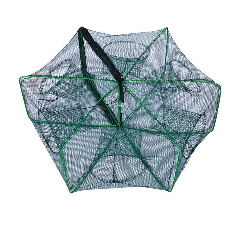 Auto-Foldable 6-Hole Fishing Trap Net, 72 x 28 cm - Main