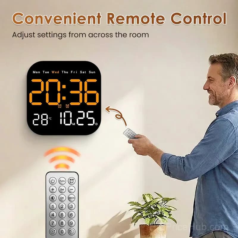 Multifunctional Digital Alarm Clock for Home & Office - View 4