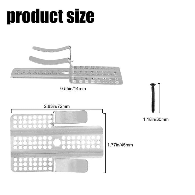 Adjustable Stainless Steel Electrical Box Outlet Spacers, 10-Pack - View 7