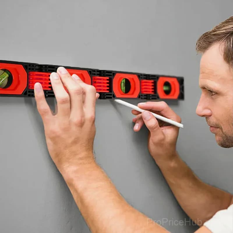 360mm Three-Fold Folding Level Ruler Angle Finder, No Marker - View 9