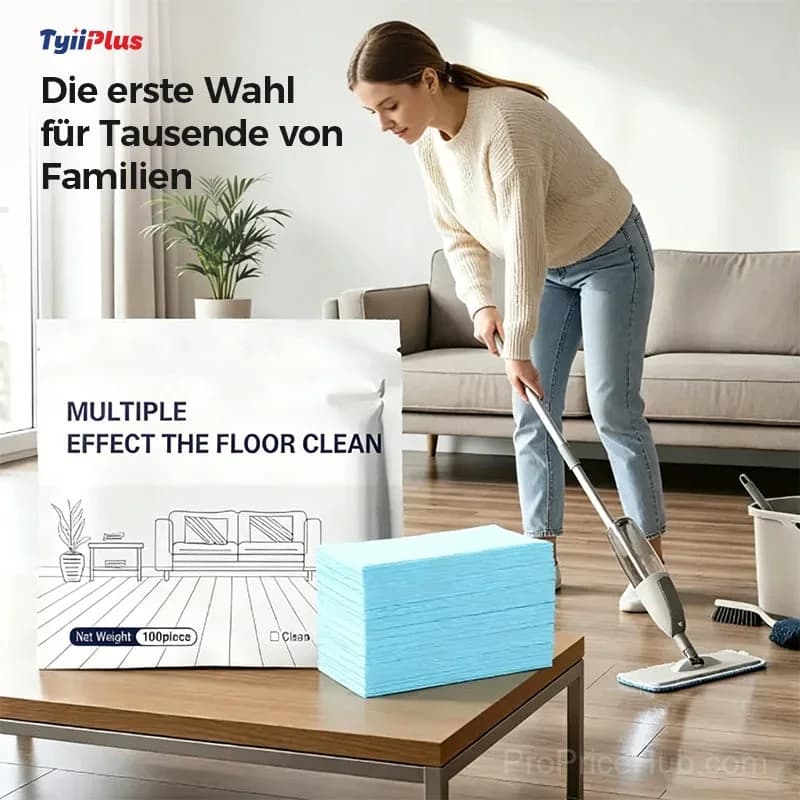 100-Pack Multi-Purpose Floor Cleaning Tablets - Concentrated Cleaner for Hardwood, Tile, Laminate - Alt