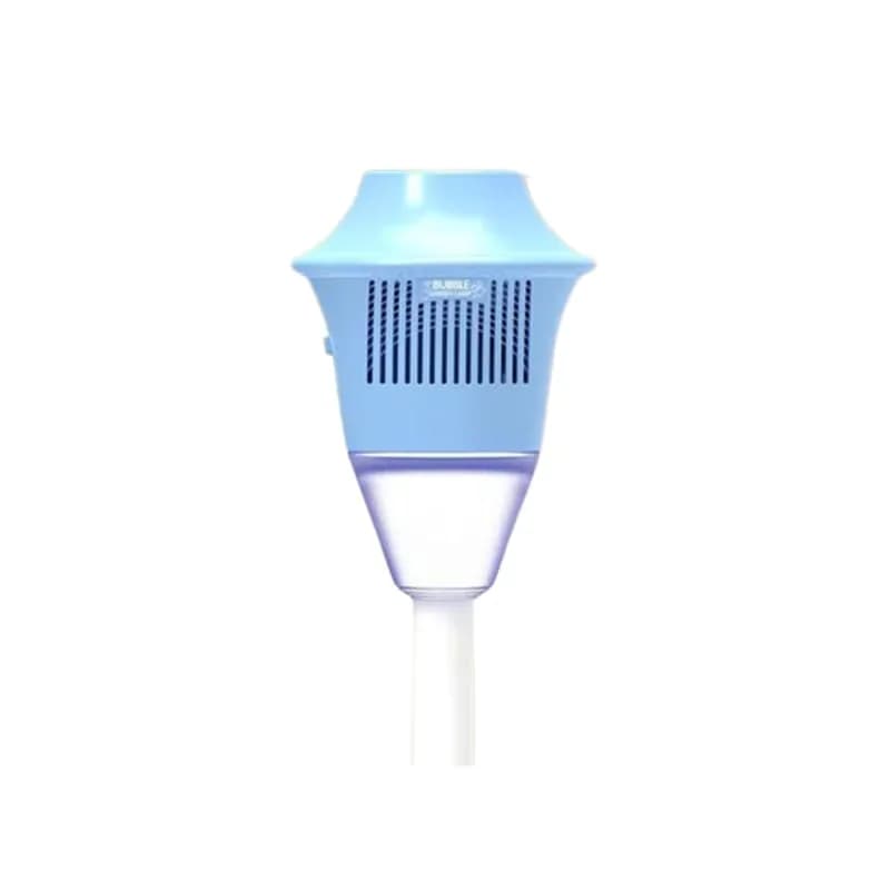Kids Electric Bubble Maker, Street Lamp Design, Red - Alt