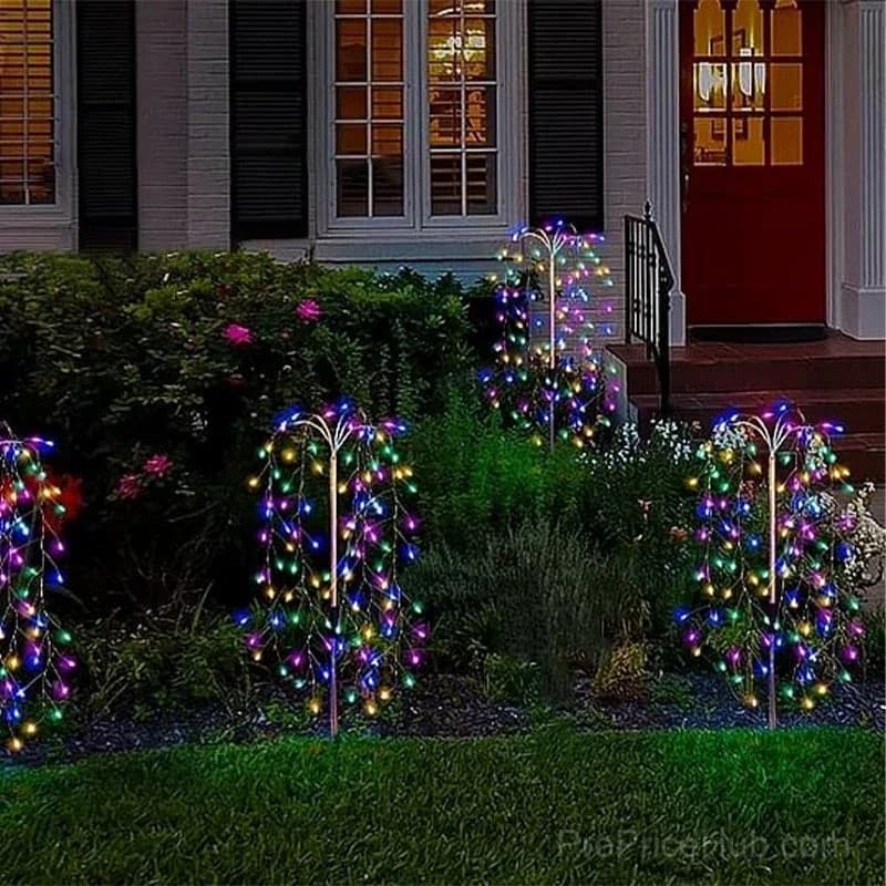 Solar Outdoor Garden Lights, 120 LEDs, IP55 Waterproof - View 8