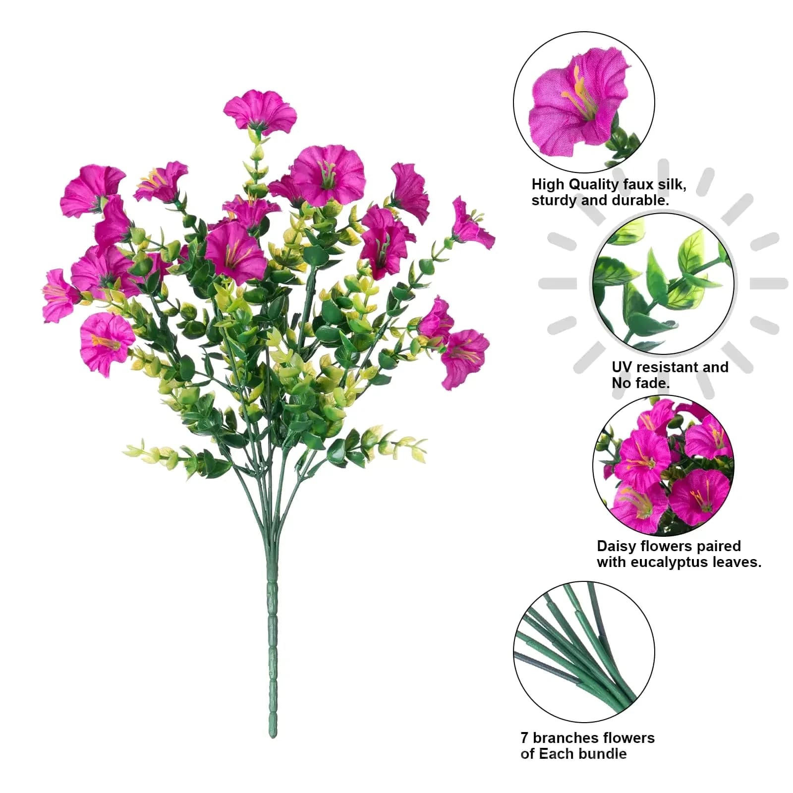 UV Resistant Artificial Petunias Flowers - View 21