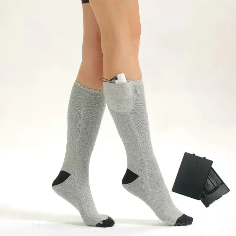 Adjustable Heated Socks, Black, Constant Temperature, 1 Pair - View 13