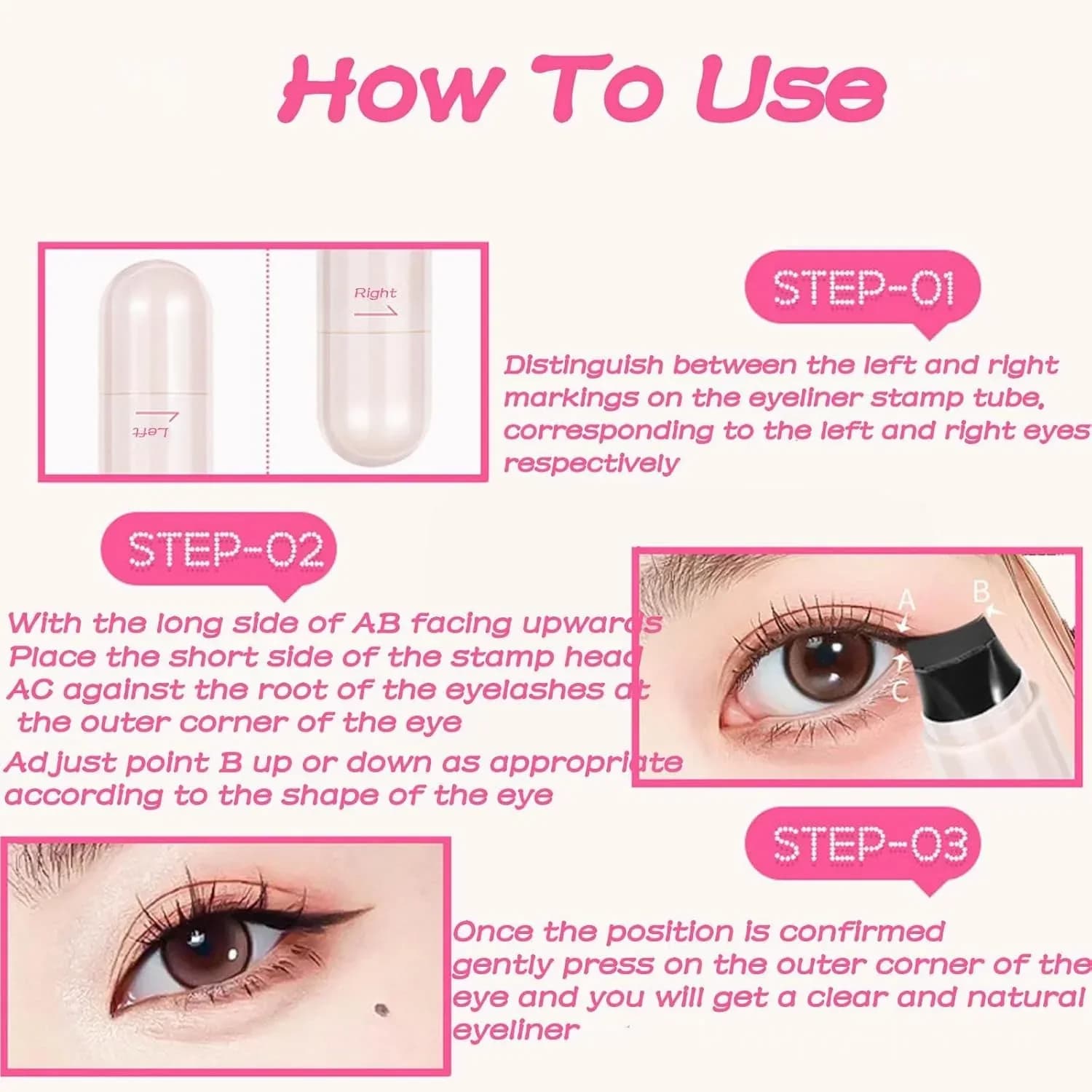 Waterproof Winged Eyeliner Stamp - View 11