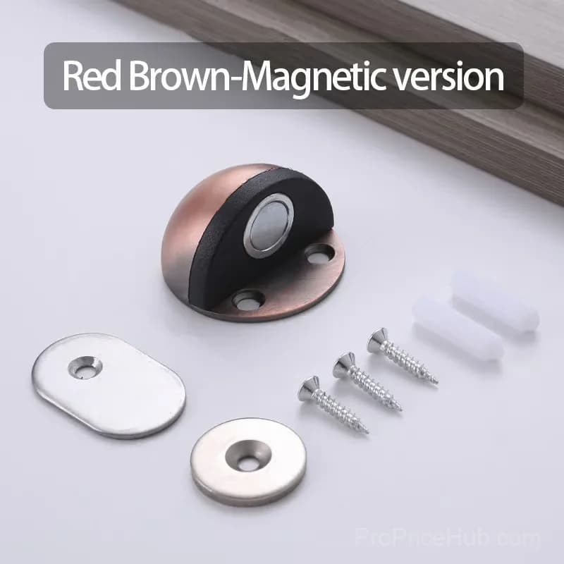 2-Pack Black Hidden Magnetic Door Stopper Holders, Stainless Steel - View 17