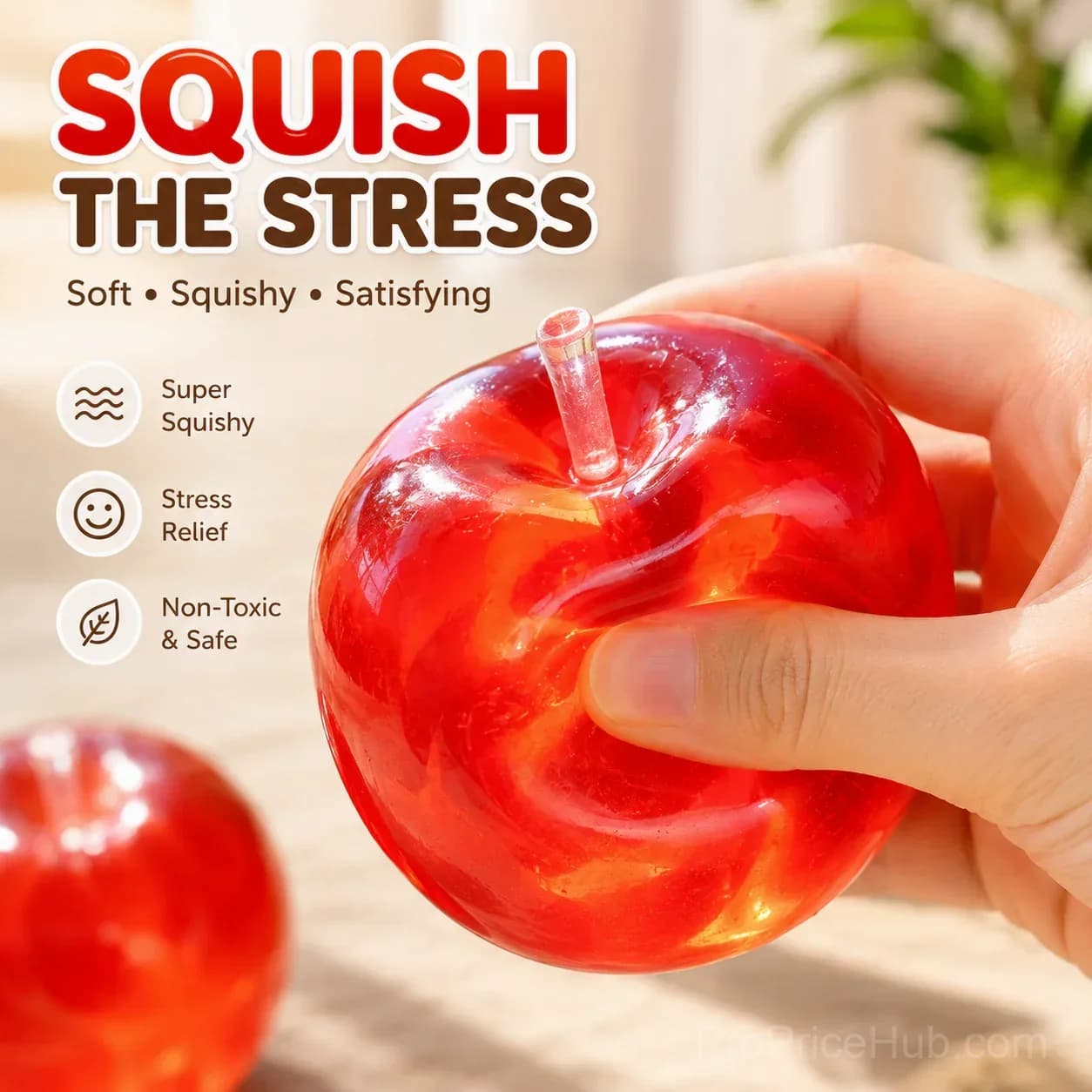 Apple Squishy Set - Soft Squeeze Toy - View 16
