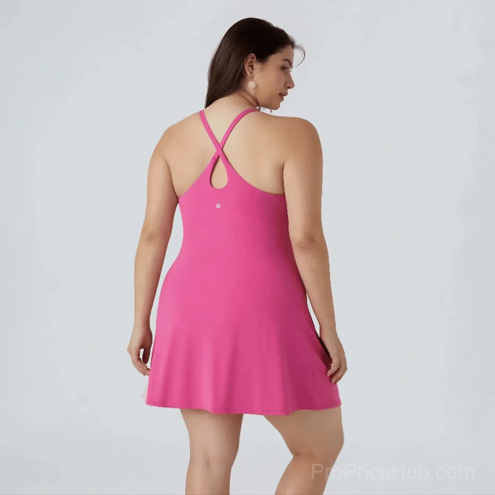 Backless Tummy Control Active Dress - View 12