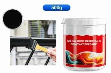Metal Rust Removal & Renovation Paint, Ocean Blue, 500g - View 16