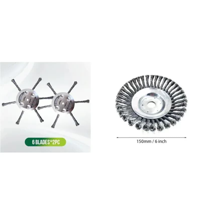 Steel Wire String Trimmer Replacement Cutting Head, 3-Blade - View 17